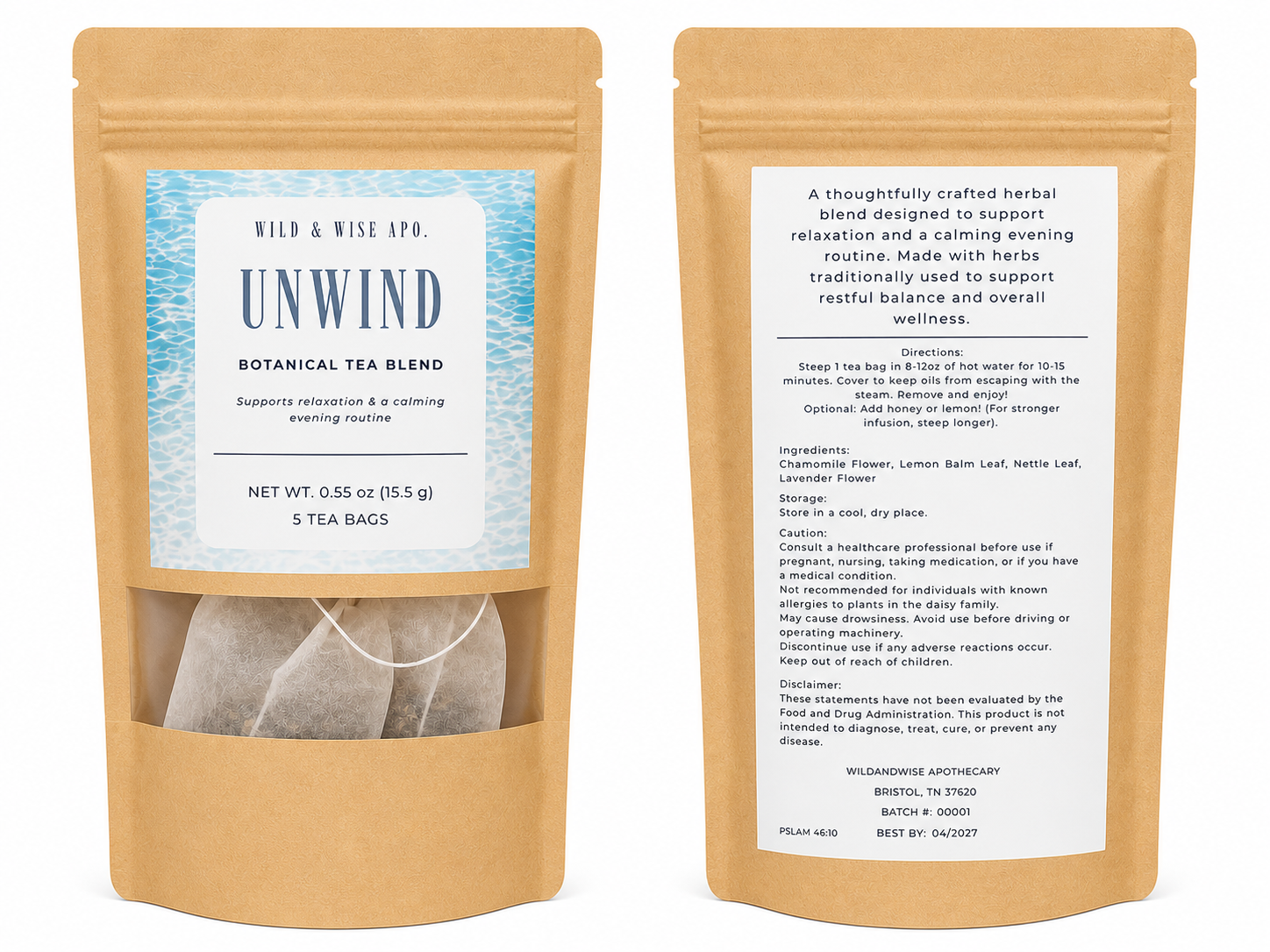 Unwind Botanical Tea Blend